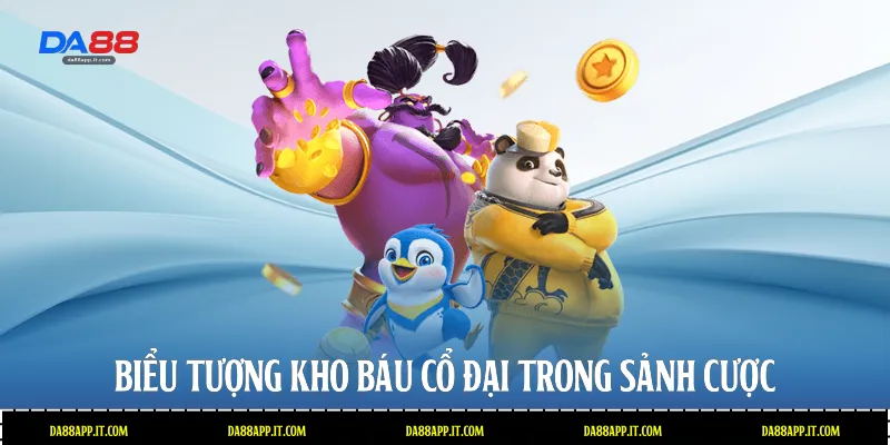 Biểu tượng kho báu cổ đại trong sảnh cược 