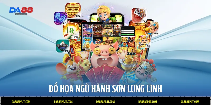 Đồ họa ngũ hành sơn lung linh 