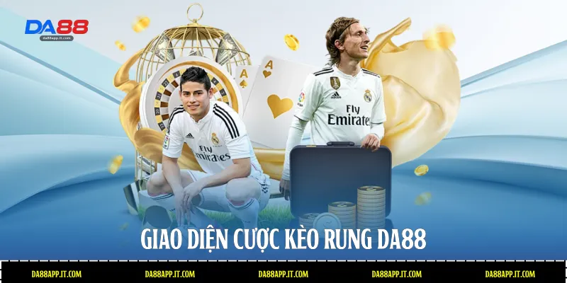 Giao diện cược kèo rung Da88 