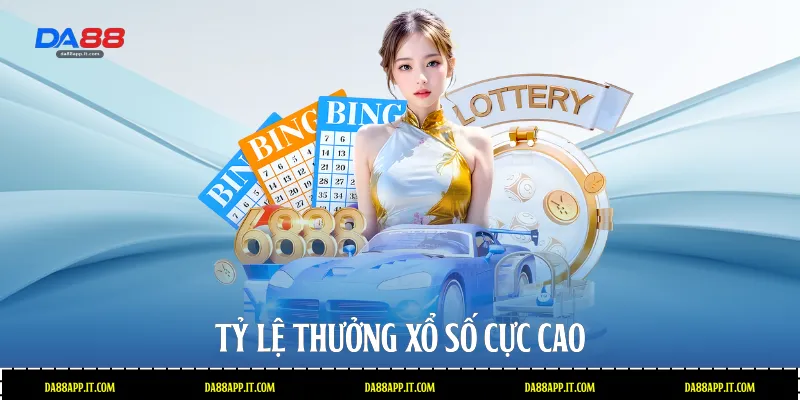 Tỷ lệ thưởng xổ số cực cao 